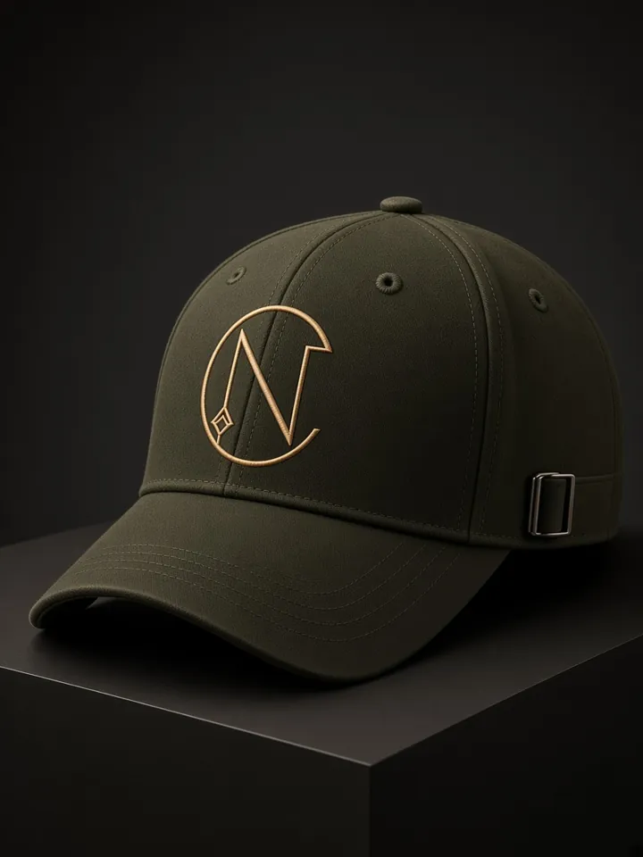 Crest Cap (Military Green), studio