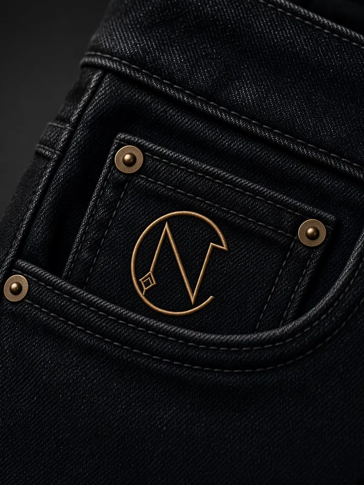 Signature Jean (Black), detail 1