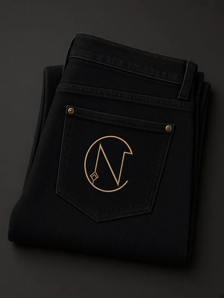 Signature Jean (Black), detail 2