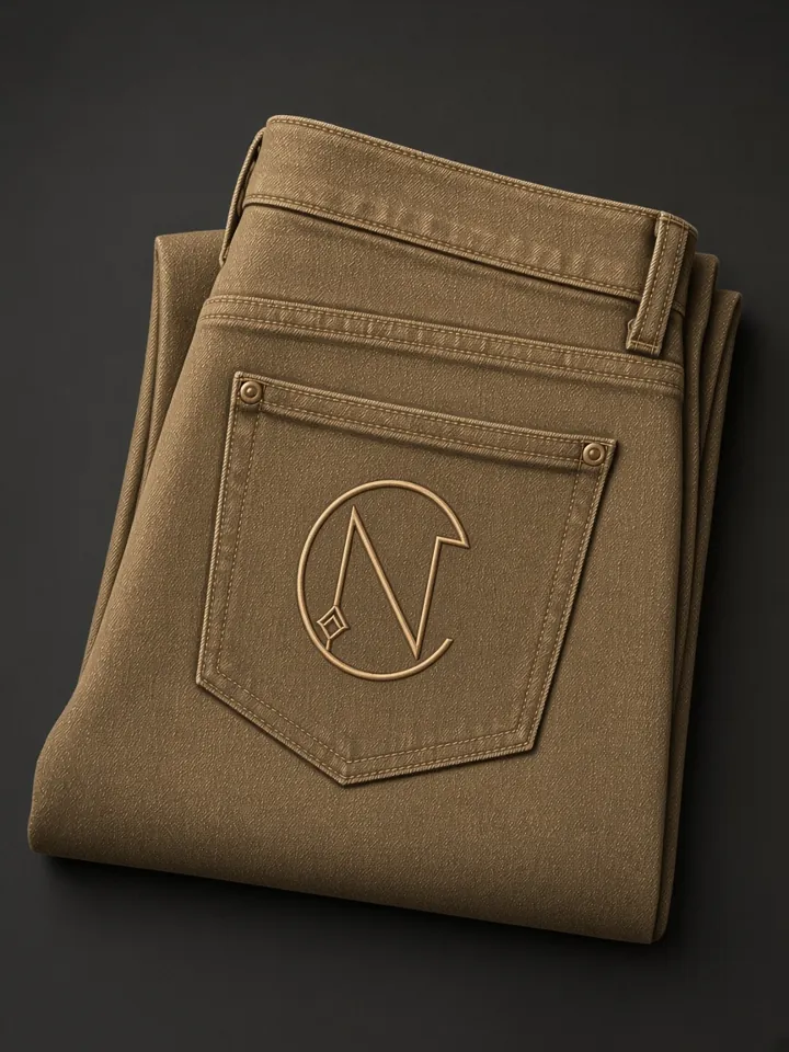Signature Jean (Gold), detail 2