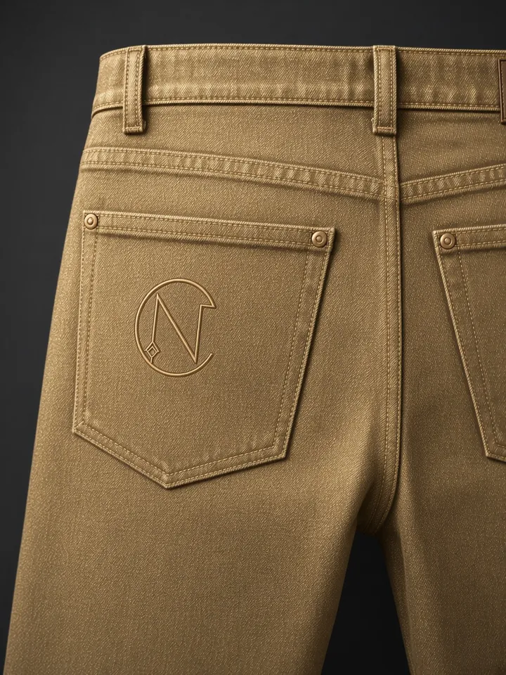 Signature Jean (Gold), studio