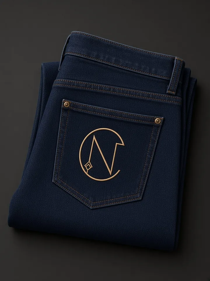 Signature Jean (Indigo), detail 2