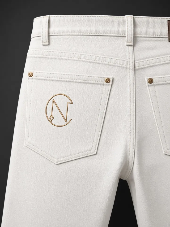 Signature Jean (White), studio