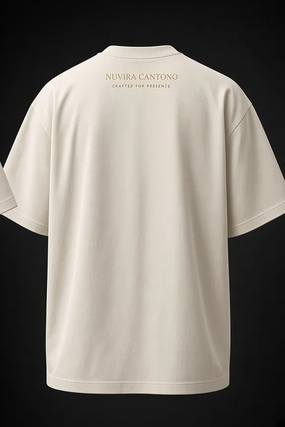 Presence Tee (Ivory), back